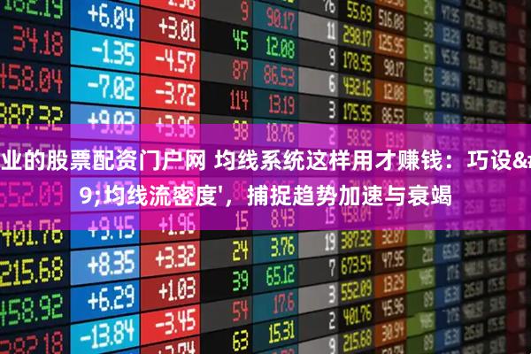 专业的股票配资门户网 均线系统这样用才赚钱：巧设&#39;均线流密度&#39;，捕捉趋势加速与衰竭